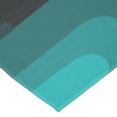 ミッドセンチュリーモダンロング長方形ティール（緑がかった色） テーブルクロス (アングル)