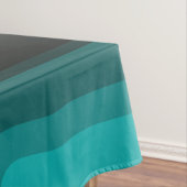ミッドセンチュリーモダンロング長方形ティール（緑がかった色） テーブルクロス (インサイチュ)