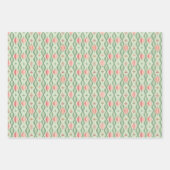 ミッドセンチュリーモダンヴィンテージクリスマスオーナメント ラッピングペーパーシート (正面2)