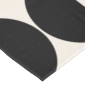 ミッドセンチュリーモダンヴィンテージパターン白黒 テーブルクロス (アングル)