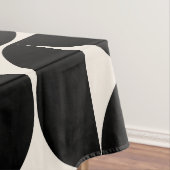 ミッドセンチュリーモダンヴィンテージパターン白黒 テーブルクロス (インサイチュ)