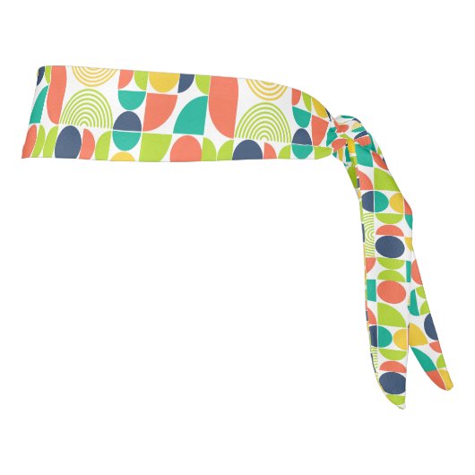 ミッドセンチュリーモダンヴィンテージレトロ抽象芸術アート タイヘッドバンド (回転90)