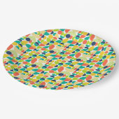 ミッドセンチュリーモダンヴィンテージレトロ抽象芸術アート ペーパープレート (アングル)