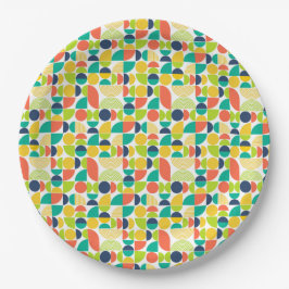 ミッドセンチュリーモダンヴィンテージレトロ抽象芸術アート ペーパープレート