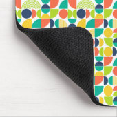 ミッドセンチュリーモダンヴィンテージレトロ抽象芸術アート マウスパッド (コーナー)