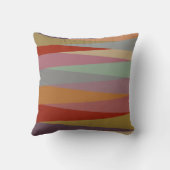 ミッドセンチュリーモダン三角形カラフル クッション (裏面)