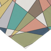 ミッドセンチュリーモダン三角形抽象芸術 ショートテーブルランナー (コーナー)