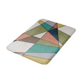 ミッドセンチュリーモダン三角形抽象芸術 バスマット (アングル)