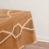 ミッドセンチュリーモダン六角柱（オレンジ） テーブルクロス (インサイチュ)