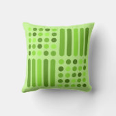 ミッドセンチュリーモダン円の線の文字 クッション (裏面)