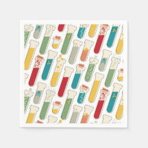 ミッドセンチュリーモダン化学試験管ストライプ