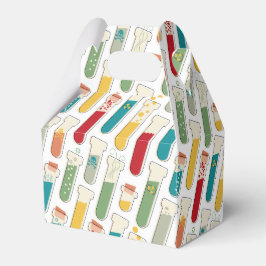 ミッドセンチュリーモダン化学試験管ストライプ フェイバーボックス