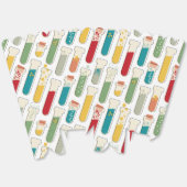 ミッドセンチュリーモダン化学試験管ストライプ フェイバーボックス (見開き)