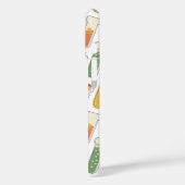 ミッドセンチュリーモダン化学試験管ストライプ Case-Mate iPhoneケース (裏面 / 左)