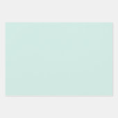 ミッドセンチュリーモダン女性レトロクリスマス、ピンク、緑 ラッピングペーパーシート (正面2)