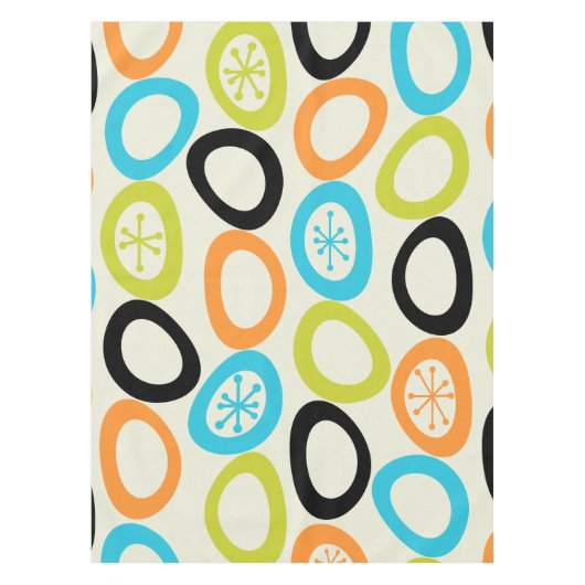 ミッドセンチュリーモダン小石3 テーブルクロス (正面)