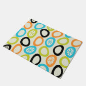 ミッドセンチュリーモダン小石3 ドアマット (アングル)