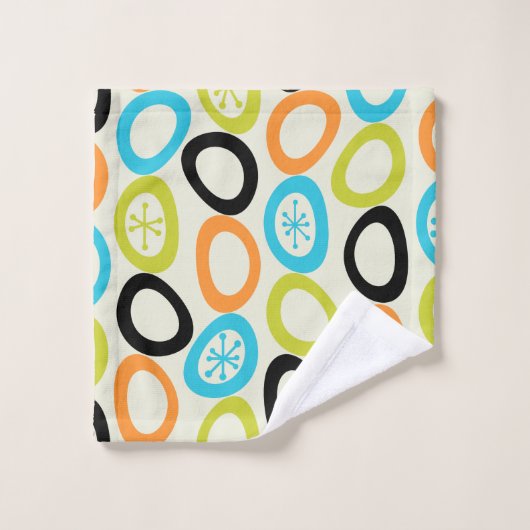 ミッドセンチュリーモダン小石3 バスタオルセット (ウォッシュタオル)