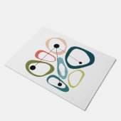 ミッドセンチュリーモダン小石 ドアマット (アングル)