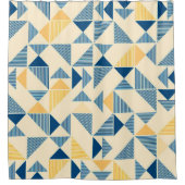 ミッドセンチュリーモダン幾何シャワーカーテン シャワーカーテン (正面)