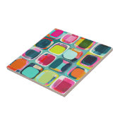 ミッドセンチュリーモダン幾何学模様カラフル タイル (側面)