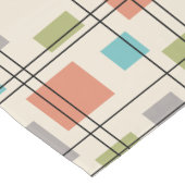 ミッドセンチュリーモダン幾何学模様3 ショートテーブルランナー (コーナー)