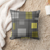 ミッドセンチュリーモダン幾何学模様4 クッション (ブランケット)