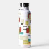 ミッドセンチュリーモダン幾何学模様 ウォーターボトル (右面)