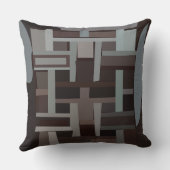 ミッドセンチュリーモダン幾何学模様 クッション (裏面)