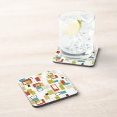 ミッドセンチュリーモダン幾何学模様 コースター (右側)