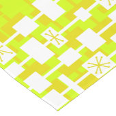 ミッドセンチュリーモダン幾何学模様 ショートテーブルランナー (コーナー)