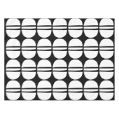 ミッドセンチュリーモダン幾何学模様 テーブルクロス (正面(横))