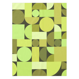 ミッドセンチュリーモダン幾何学模様 テーブルクロス