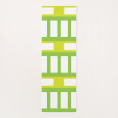 ミッドセンチュリーモダン幾何学模様 ヨガマット (裏面)