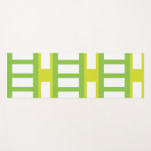 ミッドセンチュリーモダン幾何学模様 ヨガマット (正面(横))