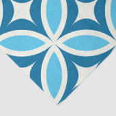 ミッドセンチュリーモダン幾何学海軍ブルー 薄葉紙 (詳細)