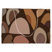 ミッドセンチュリーモダン幾何形状 ラージペーパーバッグ (裏面)