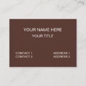 ミッドセンチュリーモダン幾何形状 名刺 (裏面)