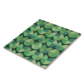 ミッドセンチュリーモダン幾何形状(緑) タイル (側面)