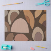 ミッドセンチュリーモダン幾何形状 薄葉紙 (クラフト)