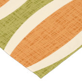 ミッドセンチュリーモダン幾何楕円パターン ショートテーブルランナー (コーナー)