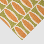 ミッドセンチュリーモダン幾何楕円パターン 薄葉紙 (詳細)