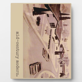 ミッドセンチュリーモダン建築 フォトプラーク