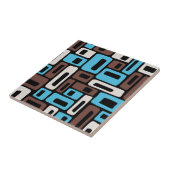 ミッドセンチュリーモダン抽象パターン タイル (側面)