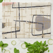 ミッドセンチュリーモダン抽象芸術キッチンタオル キッチンタオル (折り畳み)