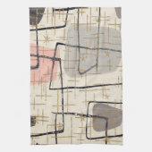 ミッドセンチュリーモダン抽象芸術キッチンタオル キッチンタオル (縦)