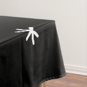 ミッドセンチュリーモダン抽象芸術サークル星黒 テーブルクロス (インサイチュ)