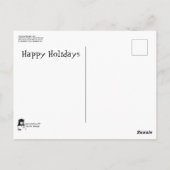 ミッドセンチュリーモダン抽象芸術トナカイ ポストカード (裏面)