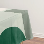 ミッドセンチュリーモダン抽象芸術パターンセージ緑 テーブルクロス (インサイチュ)