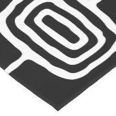 ミッドセンチュリーモダン抽象芸術パターン ショートテーブルランナー (コーナー)